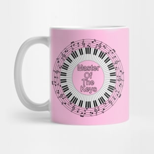 Master Of The Keys - Piano Notes Mug